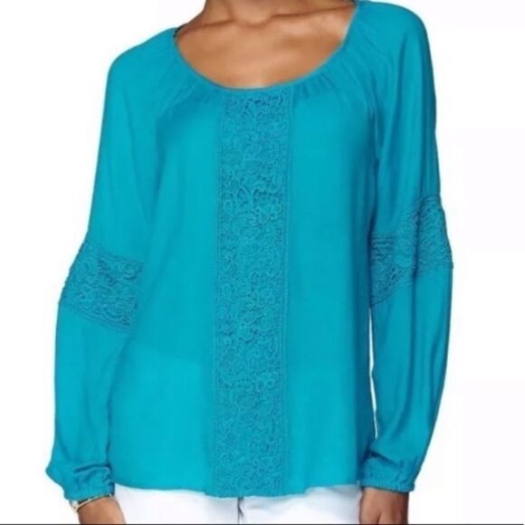 LILLY PULITZER turquoise briony croc… - Picture 1 of 7